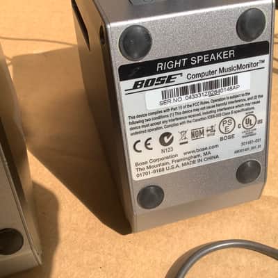 Bose Music monitor computer musicmonitor powered speakers stereo image 7