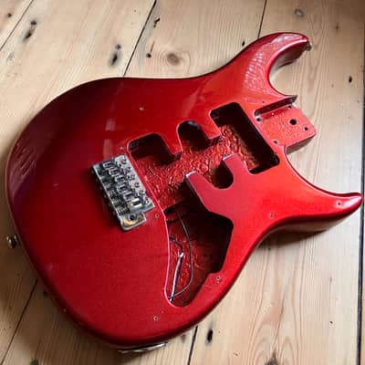 Peavey Raptor Plus Electric Guitar Body Solid Wood Wine Red Metallic image 2
