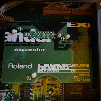 Roland SR-JV80-01 Pop Expansion Board 1990s - Green