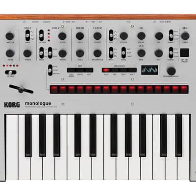 Korg Monologue Analog Keyboard Synthesizer (Silver) [DEMO]