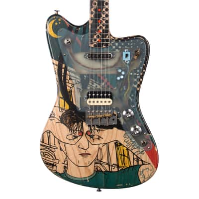 Deimel Guitarworks Firestar Artist Edition "Berlin Tonight" - Offset Electric Guitar Built-in LesLee image 1
