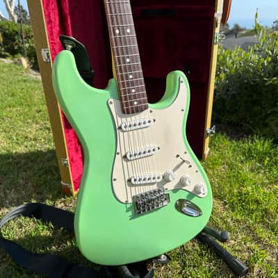 Video! Fender Partscaster Strat 2004 - Surf Green image 3
