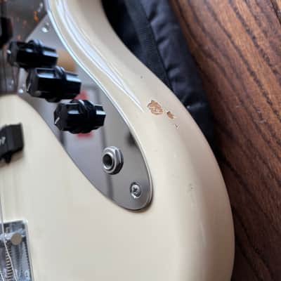 2007 Fender JB-62 Jazz Bass 1962 Reissue Vintage White MIJ Japan image 15