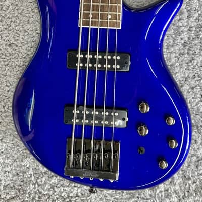 Jackson JS Series Spectra Bass Guitar JS3V, Laurel Fingerboard, Indigo Blue image 4