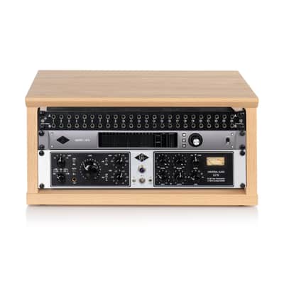 Gator Frameworks Elite Furniture Series 4U Wood Desktop Studio Rack in Natural Maple Matte Finish (GFW-ELITERK-4U-MPL) image 2