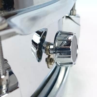 Yamaha 4x13"Piccolo Snare Drum Steel Shell Chrome Triple-Flange Rim 8Lug 011082 image 6