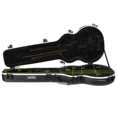 SKB 1SKB-56 Deluxe Les Paul Guitar Hard Case with TSA Latches 2010s - Black image 3