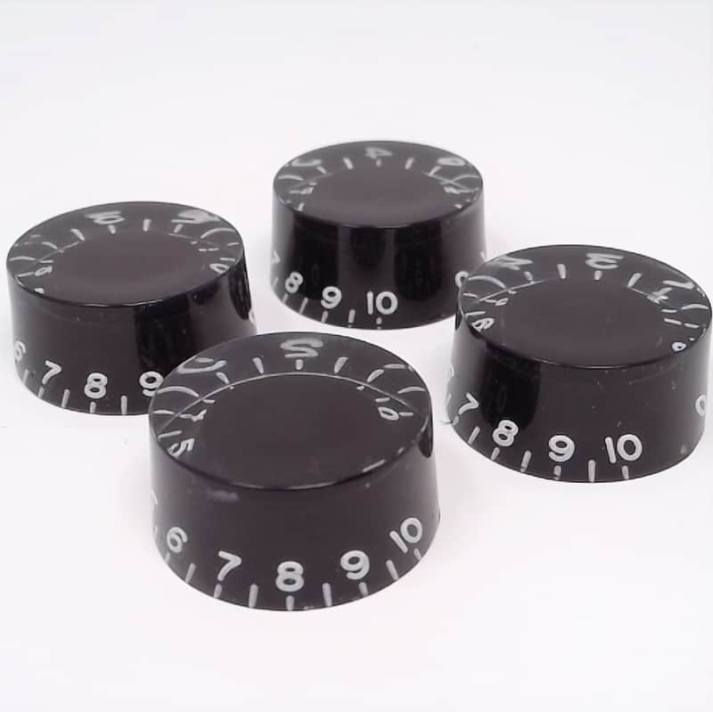True Custom Shop® Black Embossed Speed Knobs set for Gibson USA Les Paul SG image 1