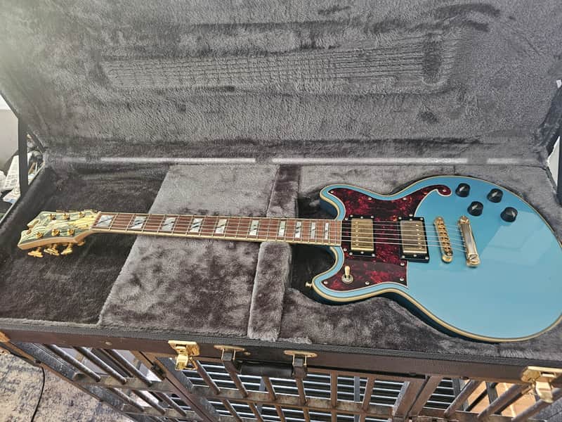 D'Angelico Deluxe Brighton 2019 - 2020 - Steel Blue image 1