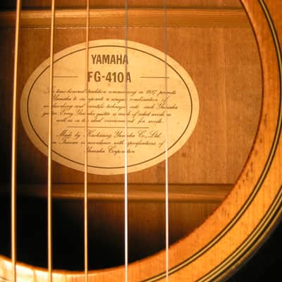 Yamaha FG-410A 1980-90' image 6