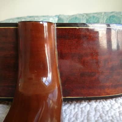 Ventura Bruno V-12 Acoustic Guitar Vintage - Made in Japan (See Video) image 20