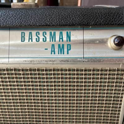 Fender Bassman "Drip Edge"  50-Watt Guitar Amp Head 1968 - 1969 - Silverface image 3
