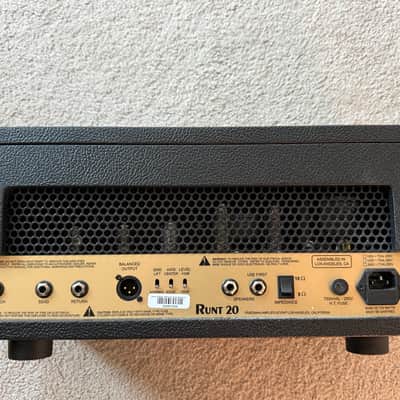 Friedman Runt 20 2-Channel 20-Watt Guitar Amp Head 2016 - Present - Black image 2