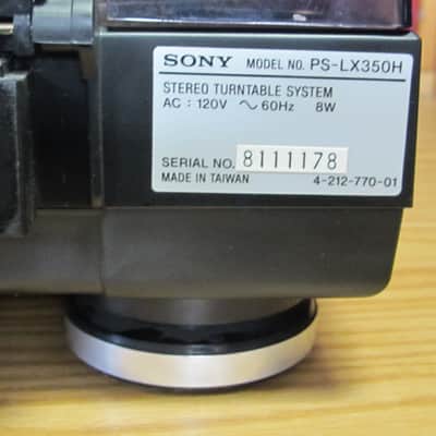 Sony PS-LX350H Full Manual Belt Drive Turntable w Pitch Control - w Cartridge & Stylus image 14