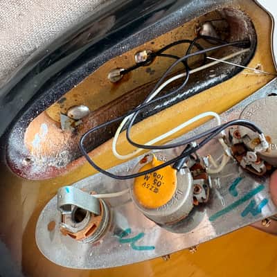 1975 Fender Mustang Left Handed Lefty Sunburst Vintage Rare Collector CBS image 15