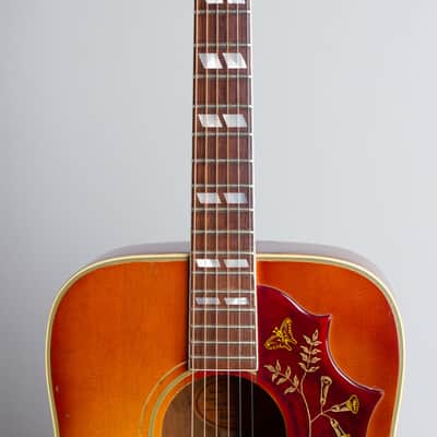Gibson Hummingbird Flat Top Acoustic Guitar (1962), ser. #82242, original black hard shell case. image 8