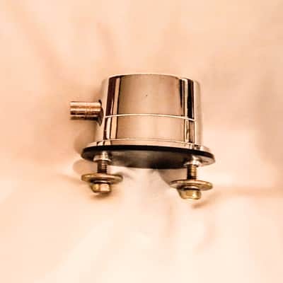 PACIFIC/PDP BASS DRUM LUG WITH GASKET AND MOUNTING SCREWS 90's - CHROME -FREE SHIP TO C-USA! image 4