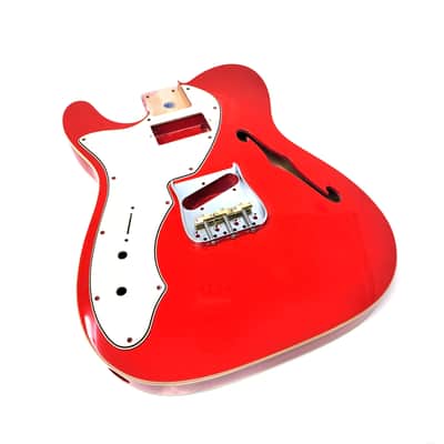 Brio ​Left Handed Telecaster Guitar Bridge – 54mm Brass Plate, 3 Compensated Saddles – Top-Load & String-Through, Curved Vintage Style image 2