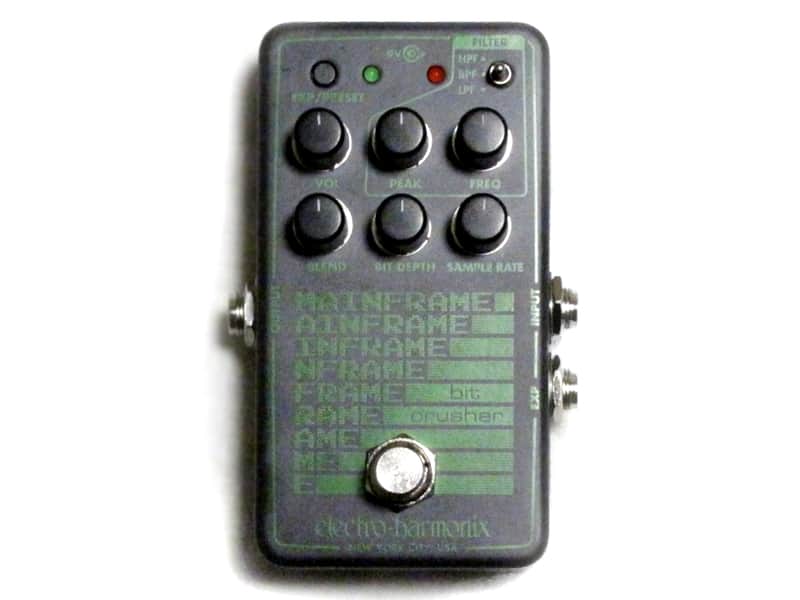 Used Electro-Harmonix EHX Mainframe Bit Crusher Guitar Effects Pedal image 1