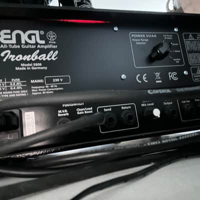 Engl Ironball Type E606 2-Channel 20-Watt Lunchbox Guitar Amp Head 2010s - Black image 4