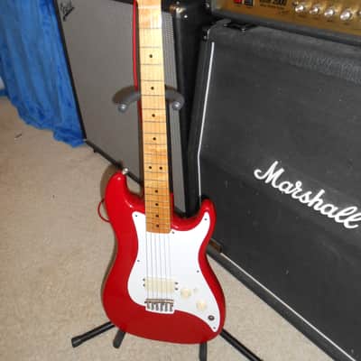Fender USA Bullet H-1 1983 - Dakota Red w/ OHSC image 16