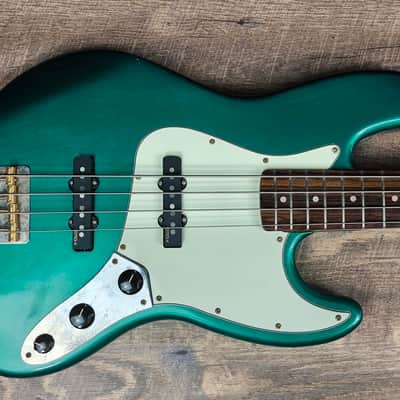 MyDream Partcaster Custom Built - Light Relic Sherwood Green JBass EMG image 2