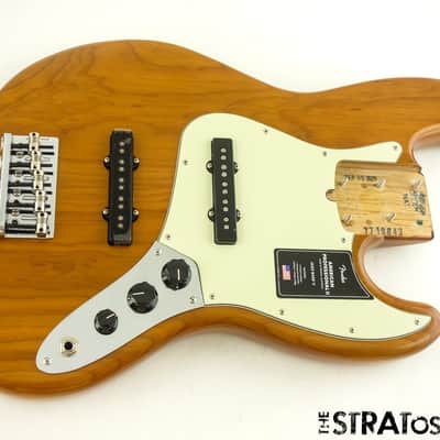 Fender American Professional II Jazz V 5 String Bass LOADED BODY Roasted Pine image 1