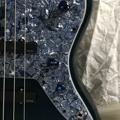 Warmoth Jazzmaster  Bass 4: BLUE Beauty image 6