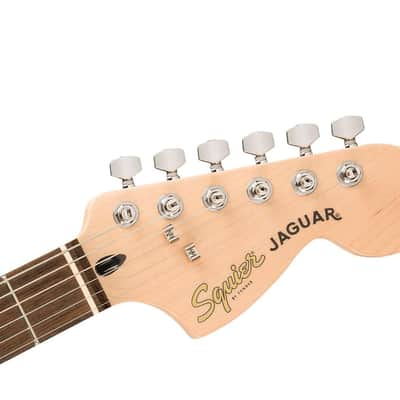 Squier Affinity Series Jaguar, Laurel Fingerboard, Black Pickguard, 3-Color Sunburst image 5