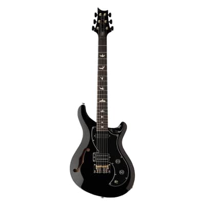 PRS S2 Vela Semi-Hollow Electric Guitar - Black image 2