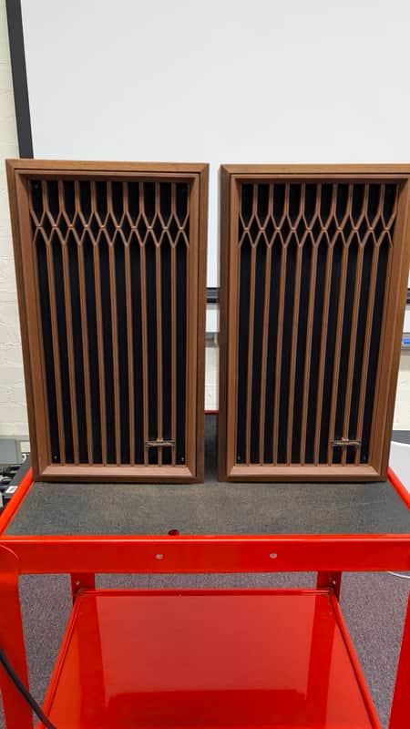 Vintage Realistic Nova 4 Speakers - Original Boxes, Re-foamed, Recapped, Like New image 1