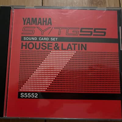 HOUSE & LATIN Voice and Wave Data Rom Set S5552 - Yamaha TG55 SY55