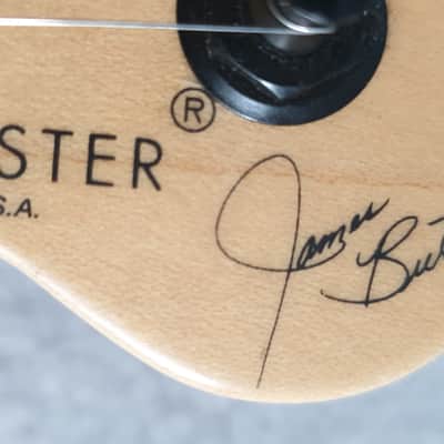 Fender James Burton US Signature Telecaster Frost Red image 12