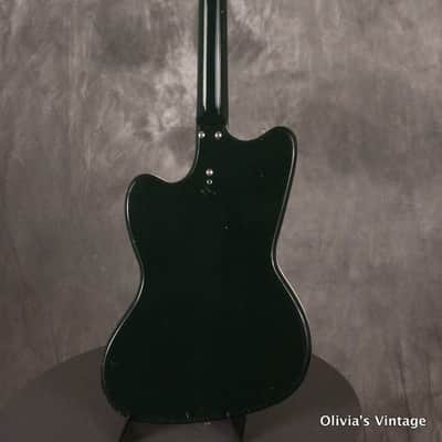 original 1967 Danelectro SLIMLINE DANE B3N 12-string DARK GREEN!!! image 16
