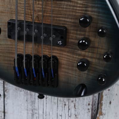Ibanez SRD905 5 String Electric Bass Guitar Cosmic Blue Starburst Low Gloss image 5