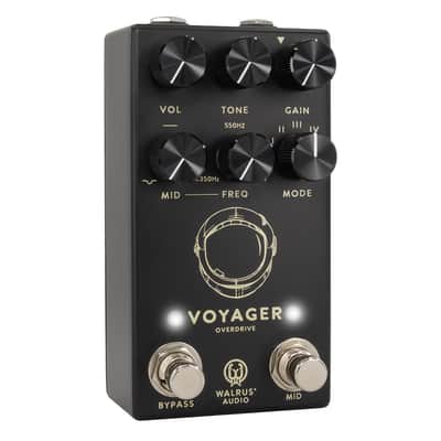 Walrus Audio Voyager Pre-Amp/Overdrive MKII Pedal - Black - Open Box image 2