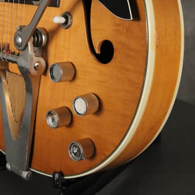 Old Kraftsman (Kay) Hollowbody w/Vibrato tailpiece 1960s Blonde image 16