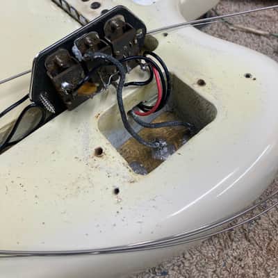 Fender Jaguar 1962 - 1965 - White Refin with Matching Headstock image 25