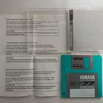 Yamaha SY77 Demonstration disk
