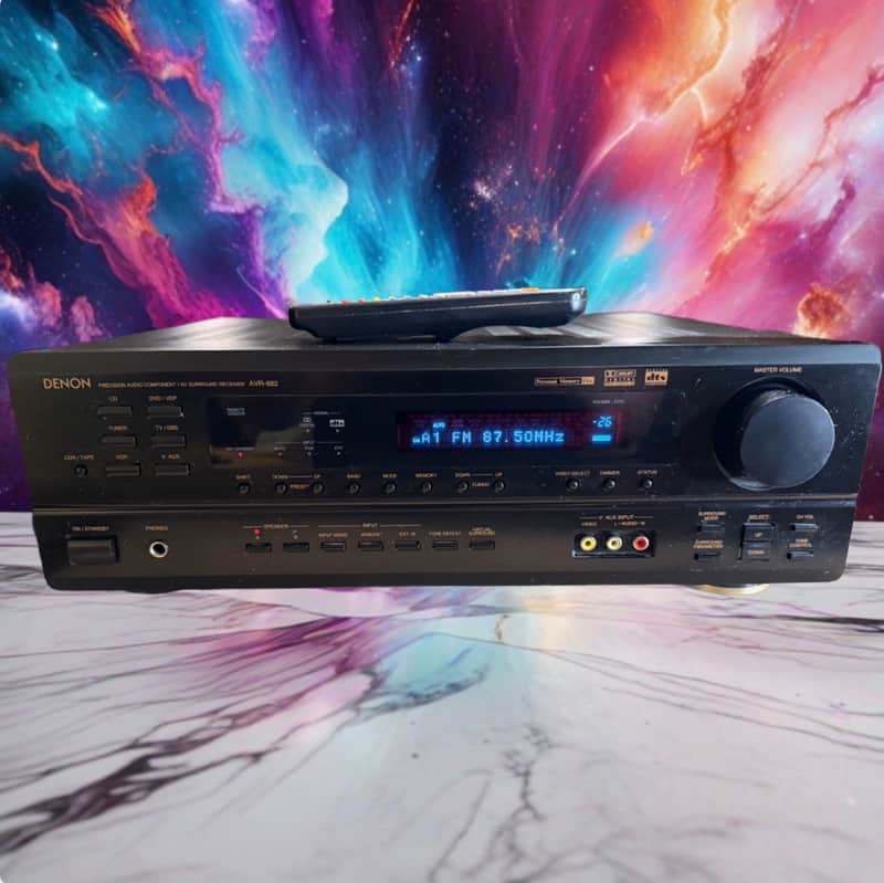 Denon AVR-682 6.1 Channel Receiver Dolby Pro Logic II SERVICED REMOTE Bundle🔥 image 1