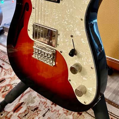 Fender Squier 70 Classic Vibe Tele Thinline,  Modified w/ Duncan Phat Cat Silencer P-90 & Tweed HSC image 5