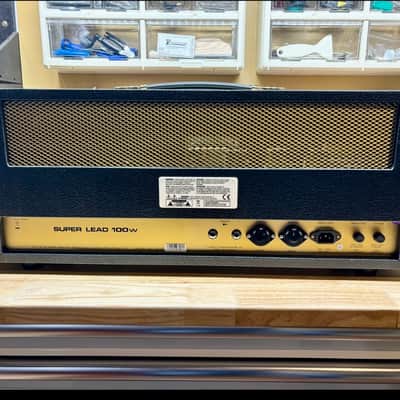 Marshall 1959HW Handwired JMP Reissue 2-Channel 100-Watt Guitar Amp Head 2015 Black image 9