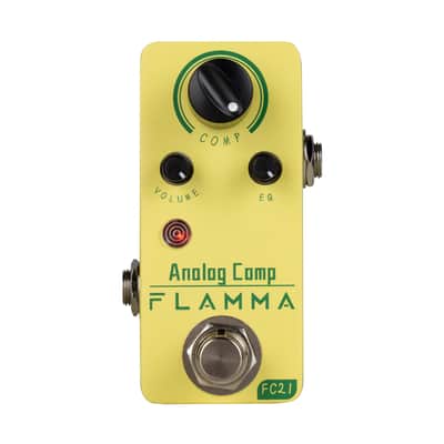 FLAMMA FC21 Compressor Pedal Electric Guitar Effects Pedal Classic Optical Compressing Effect True Bypass image 1