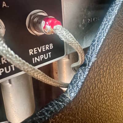 1968 Fender Princeton Reverb "Drip Edge/Black Line" - CLEAN! - Original Transformers + Footswitch, Serviced w/ 3-Prong Cord image 8