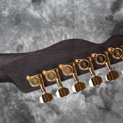 Custom Pre-order! Thinline Telecaster HH 2024 Gold Lightweight DiMarzio Tone Zone Kluson Icon image 9