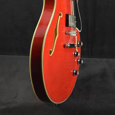 Eastman T486-RD 16" Thinline Seymour Duncan Red Truetone Gloss image 5
