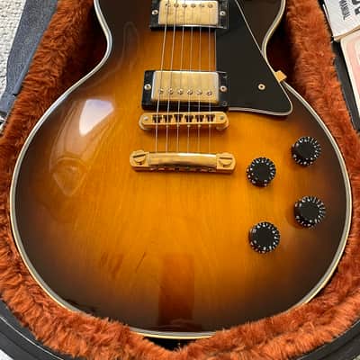 1988 Gibson Les Paul Custom - Tobacco Sunburst + OHSC & Papers image 3