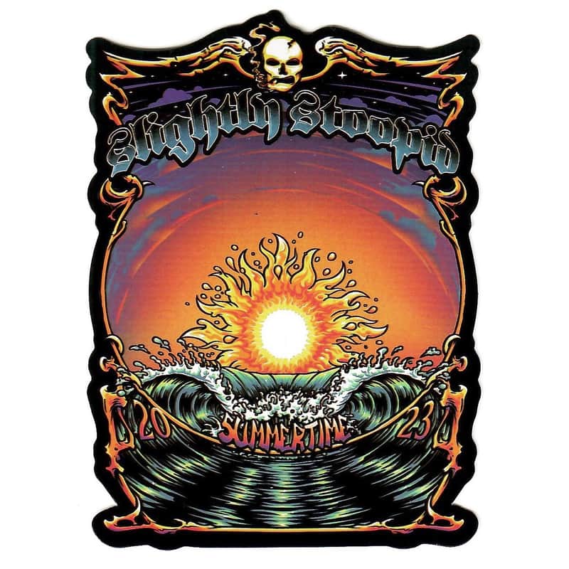 SLIGHTLY STOOPID Summertime Tour Sunset Waves 2023 Ltd Ed New RARE Sticker! Reggae Dub Punk Rock Alternative Hip Hop STICK FIGURE SUBLIME WITH ROME IRATION Tropidelic Katastro 311 COMMON KINGS MATISYAHU image 1