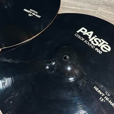 Paiste Colorsound 900 Black Hi-hat Heavy 15" image 2