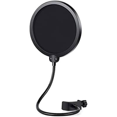 New Pro-Lok Vox Booth Portable Vocal Booth Reflection Filter with Mic Stand and Cable Bundle image 4